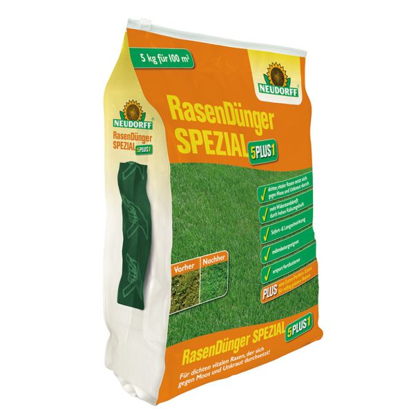 Neudorff 'RasenDünger Spezial 5Plus1' 5 kg (1 kg / € 4,00)