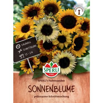 Schnitt-Sonnenblumen-Mischung 'SPERLI's Farbenzauber', F1