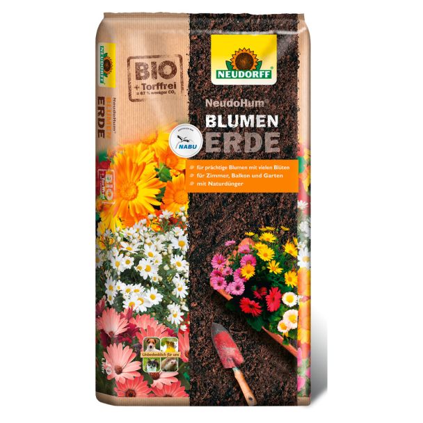 NeudoHum® Blumenerde 10 Liter (1 l / € 0,46)