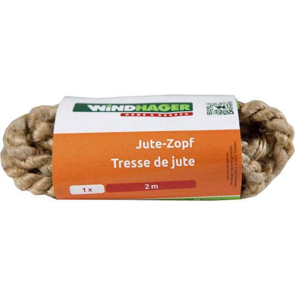 Jutezopf, 12 mm x 2 m, natur