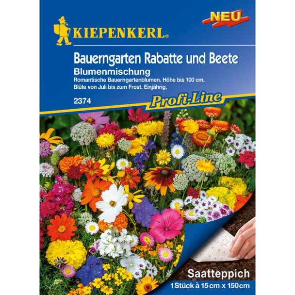 Blumenmischung Bauerngarten (Saatteppich)