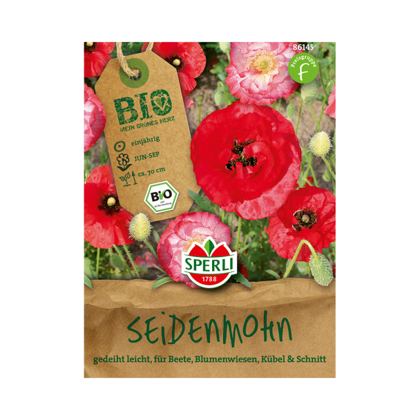 'Seidenmohn-Mischung' - Bio-Saatgut