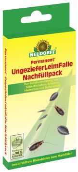 Neudorff Permanent® Ungeziefer Leimfalle Nachfüllpack 4 Stück (1 Stück / € 1,12)