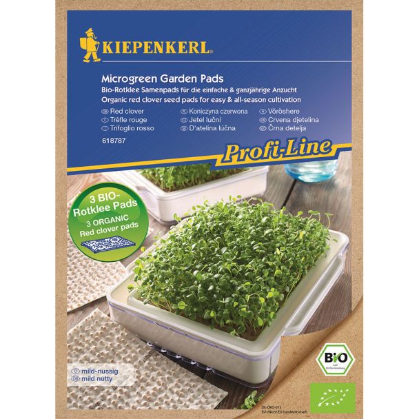 ProfiLine Bio Rotklee Nachfüllpads für MicroGreen Garden
