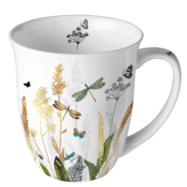 Tasse Zierblumen (0,4 Liter)