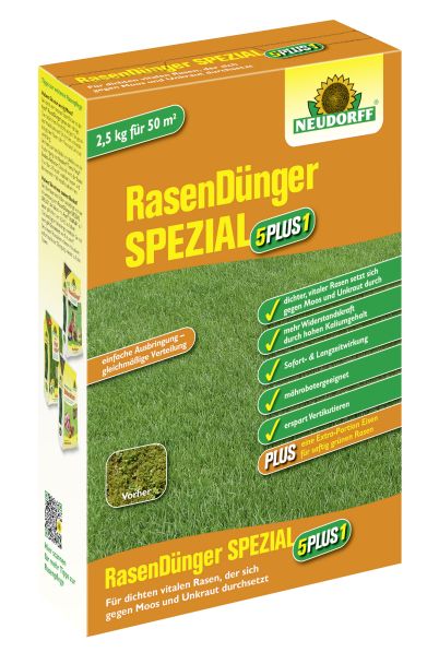 Neudorff RasenDünger Spezial '5PLUS1', 2,5 kg (100 g / € 0,50)