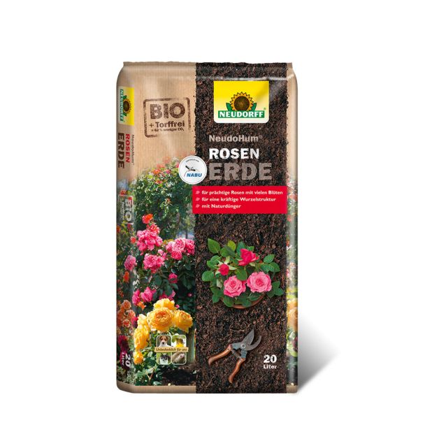 NeudoHum® Rosen-Erde 20 Liter (1 Liter / € 0,35)
