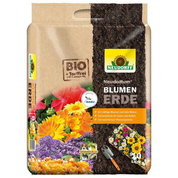 NeudoHum® Blumenerde 10 Liter (1 L / € 0,70)