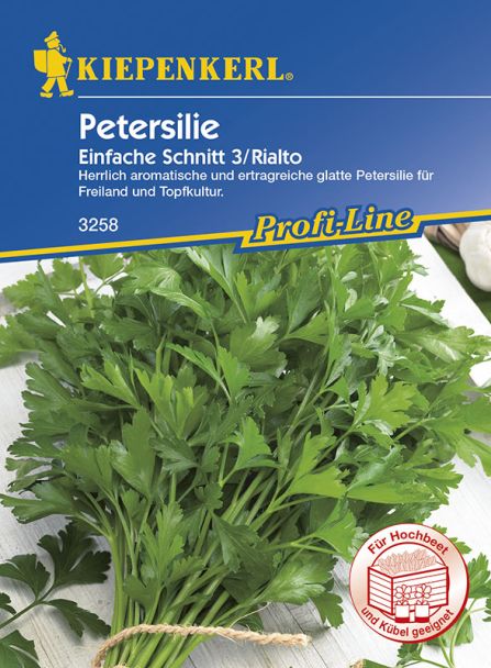 Petersilie 'Rialto', einfacher Schnitt