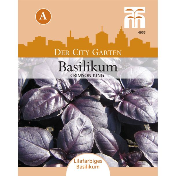 Basilikum Crimson King