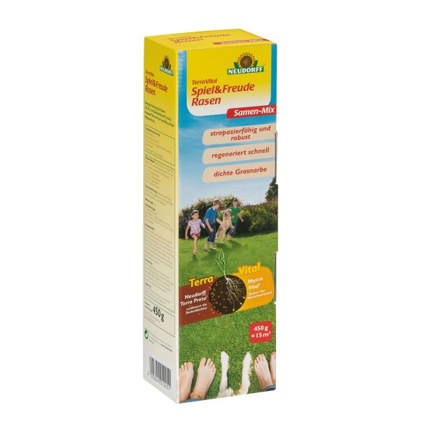 TerraVital® 'Spiel&FreudeRasen' Samen Mix 450 g (100 g / € 2,89)