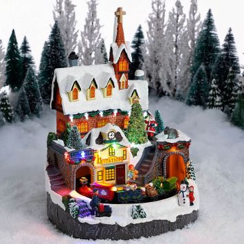LuVille Miniatur-Bahnhof