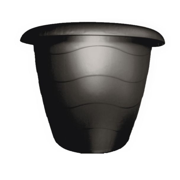 Pflanzkübel 'Lugano' Anthrazit Ø 45 cm