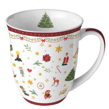 Tasse Weihnachtsornamente (0,4 Liter)