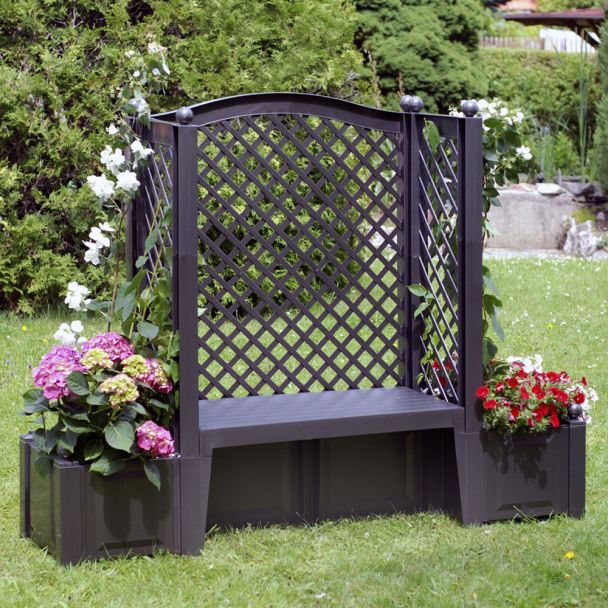Gartenbank 'London' in Anthrazit