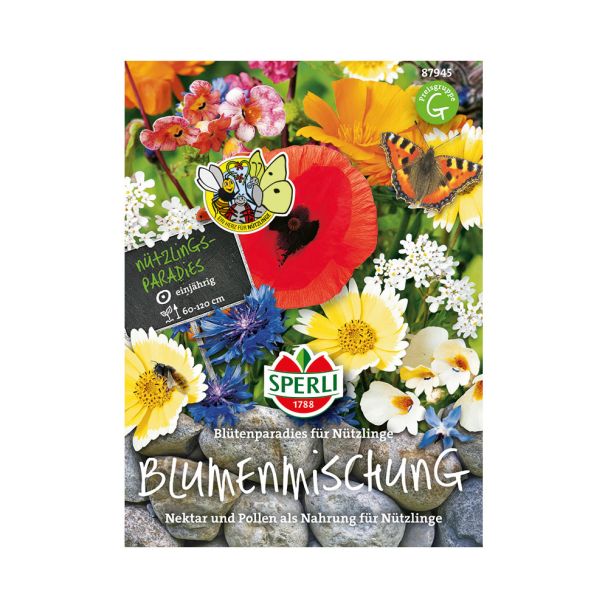 Blumenmischung Blütenparadies für Nützlinge