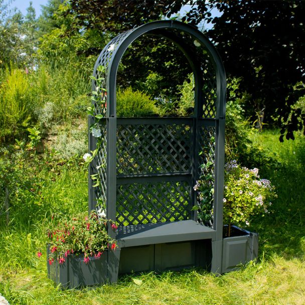 Gartenbank 'Amsterdam' in Anthrazit