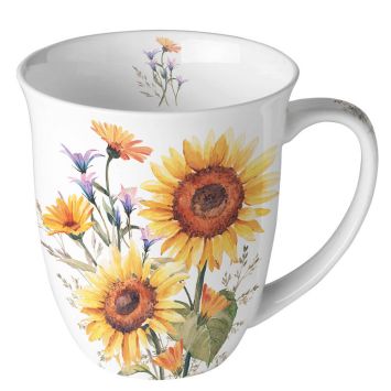 Tasse Sonnenblumen (0,4 Liter)