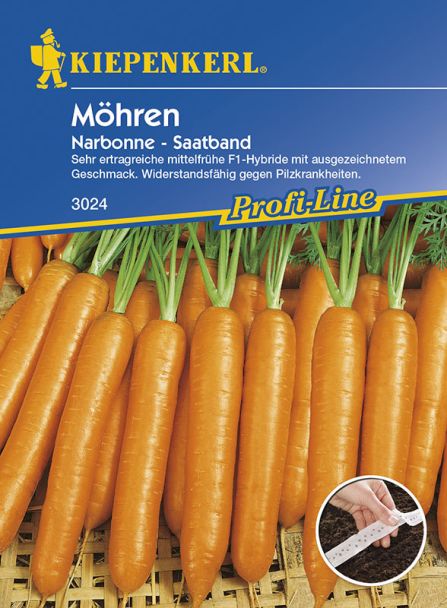 Möhren 'Narbonne' - F1 (Saatband)