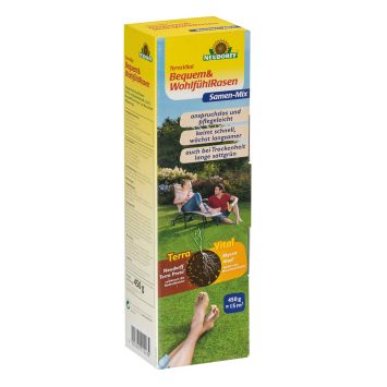 TerraVital® 'Bequem&WohlfühlRasen' Samen-Mix 450 g (1 kg / € 28,87)