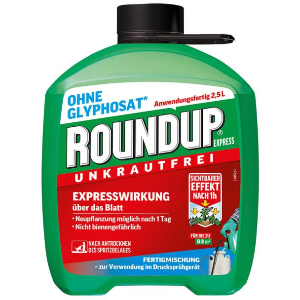 ROUNDUP® Express Fertigmischung, 2,5 Liter (1 l / € 10,80)
