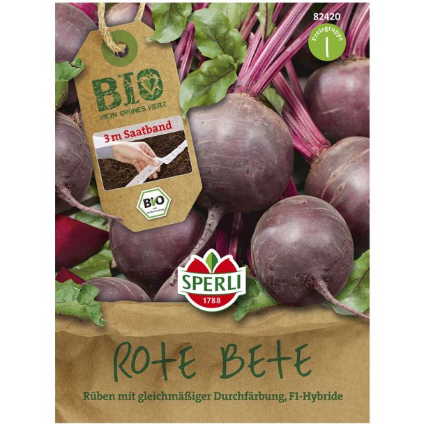 Bio Rote Bete Boro F1 (Saatband)