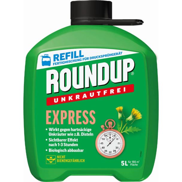 ROUNDUP® Express Fertigmischung, 5 Liter (1 l / € 8,20)