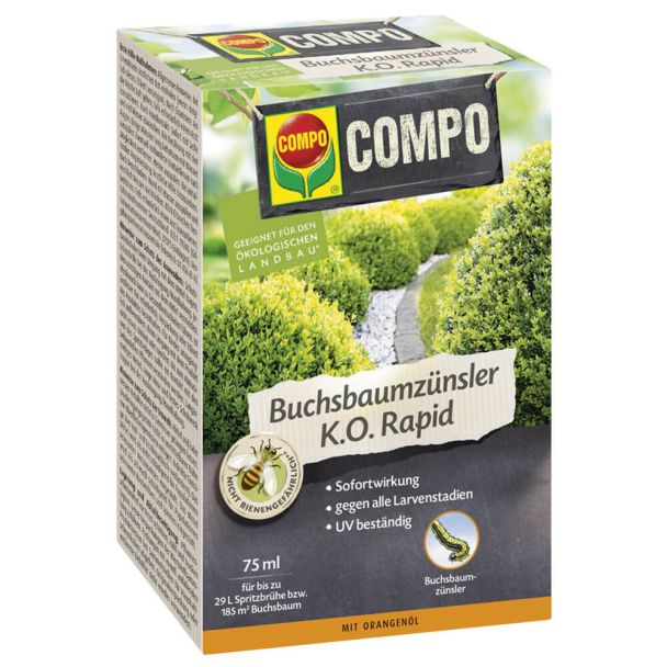 COMPO Buchsbaumzünsler K.O. Rapid 75ml (1 Liter / 226,54 €)