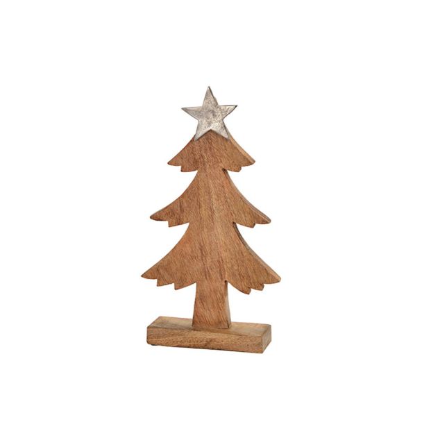 Baum aus Mangoholz mit Stern