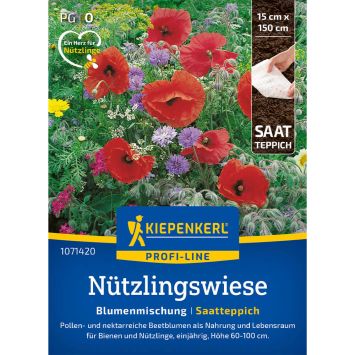 Blumenmix Nützlingswiese Saatteppich