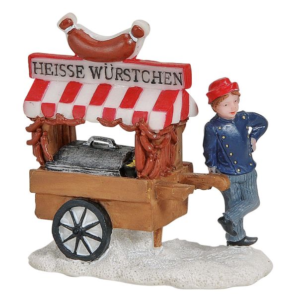 Lichthaus-Zubehör: Miniaturfiguren für den Miniatur-Wurststand