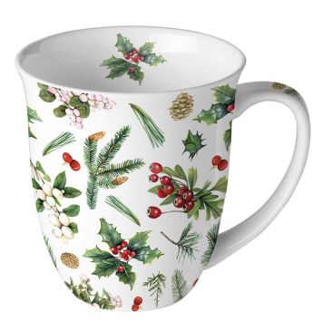 Tasse Wintergrün (0,4 Liter)