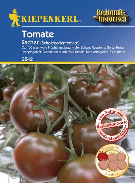 Tomaten 'Sacher' Schokoladentomate - F1-Hybride