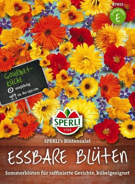 Essbare Blumen 'SPERLI´s Blütensalat'