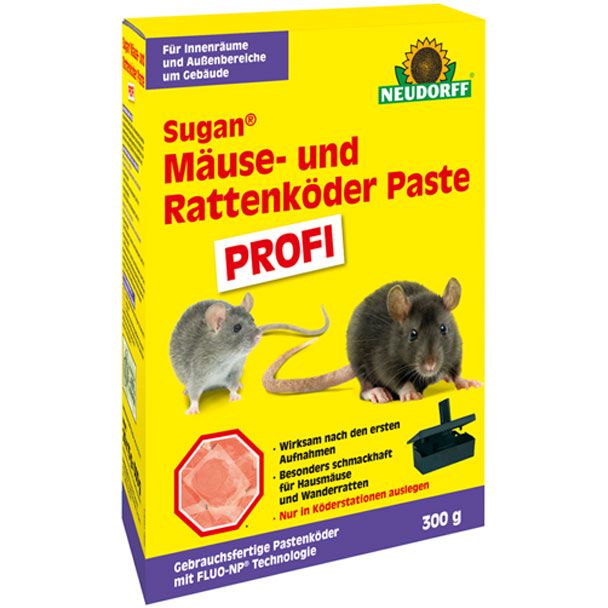 Sugan Mäuse- u.Rattenköder Paste Profi 300 g (100 g = € 3,66)