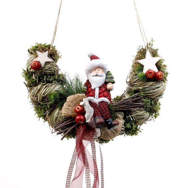 Türkranz Weihnachtsmann Bogen - NaturProdukt