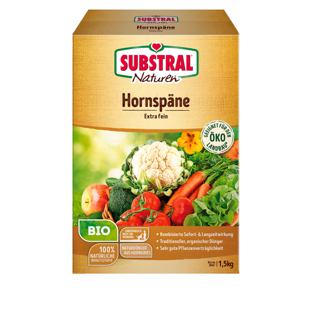 Naturen® Bio Hornspäne, 1,5 kg (1 kg / € 5,33)