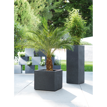 Vorschau: 'C-Cube®' high Stony Black 70 cm Vorschau: 'C-Cube®' high Stony Black 70 cm