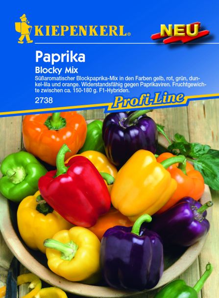 Paprika blocky Mix F1