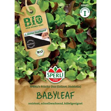 BIO Salat Babyleaf Mischung - Saatband