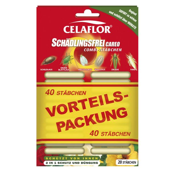Celaflor® 'Schädlingsfrei CAREO' Combi-Stäbchen (40 Stück)