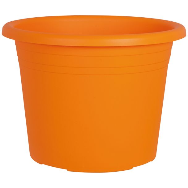 Blumentopf 'Cylindro', orange, Ø 30 cm