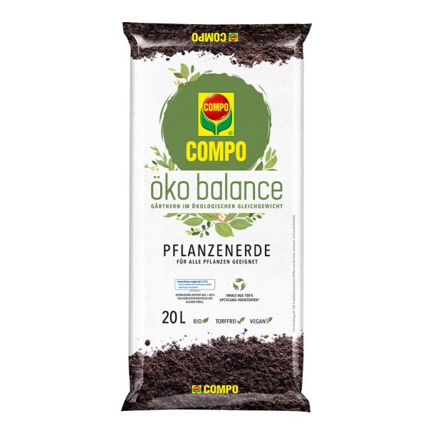 COMPO öko balance® Pflanzerde 20 Liter (1 L / € 0,50)