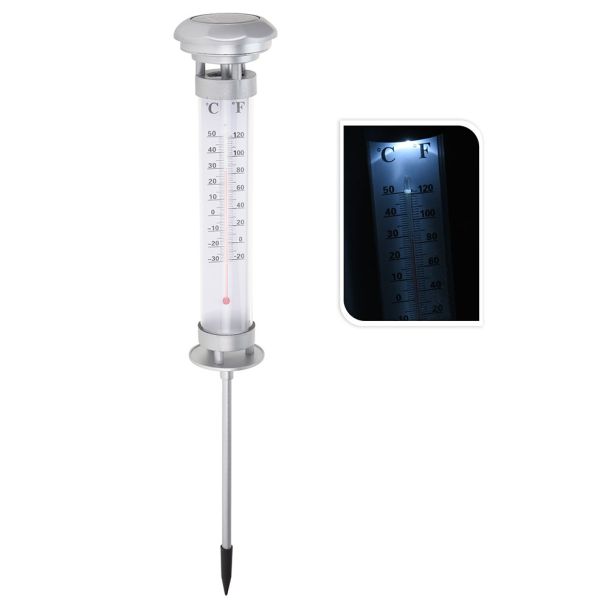 SolarThermo, Riesen-Thermometer mit Solarlampe