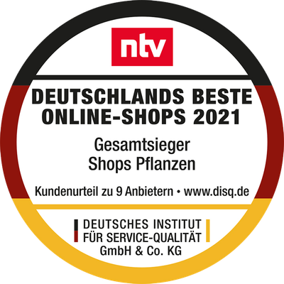 ntv/disq: Deutschlands beste Online-Shops 2020: Gesamtsieger Shop Pflanzen